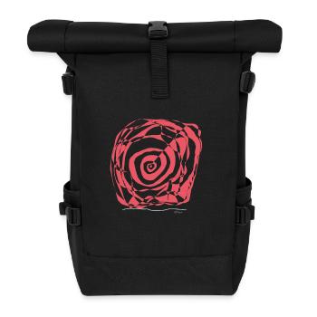 Couleur de la ligne - Sac à dos roll top - noir - Devant