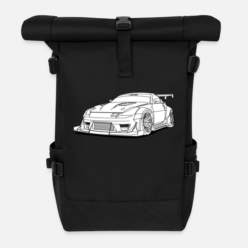 JDM - Sac à dos roll top - noir