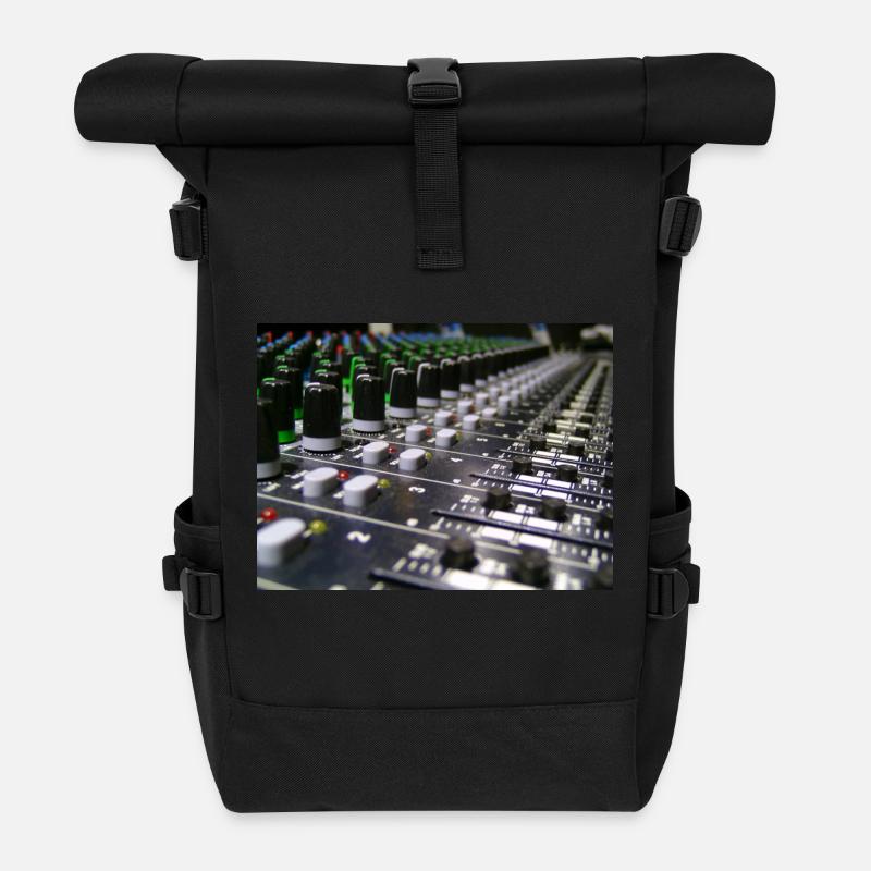 Mischpult Musicsound - Rolltop Rucksack - Schwarz