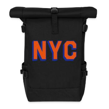 NYC 2 - Rolltop Rucksack - Schwarz - Vorne