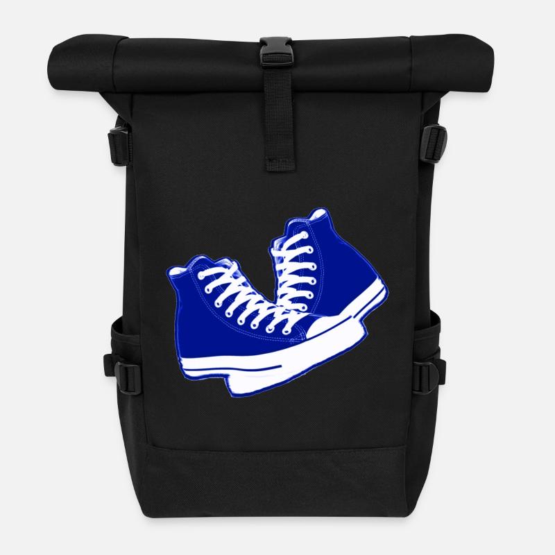 chaussures old school - Sac à dos roll top - noir