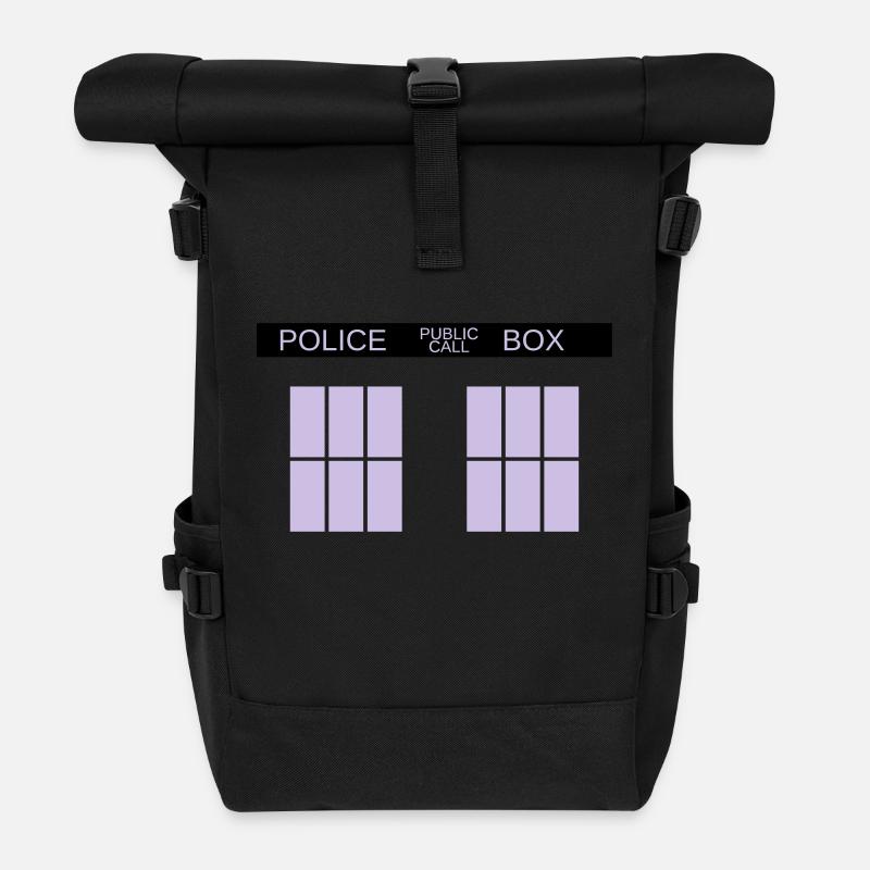 Tardis - Rolltop Rucksack - Schwarz