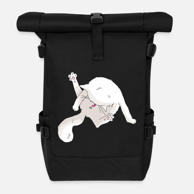 la toilette #1 - Sac à dos roll top - noir