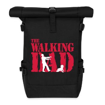 WALKING DAD - Rolltop Rucksack - Schwarz - Vorne