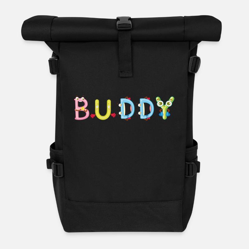 Buddy - Rolltop Rucksack - Schwarz