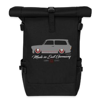  601 Kombi Low DDR - Rolltop Rucksack - Schwarz - Vorne