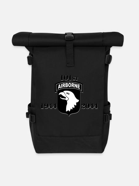 CAPairborne blak - Roll Top Backpack - black