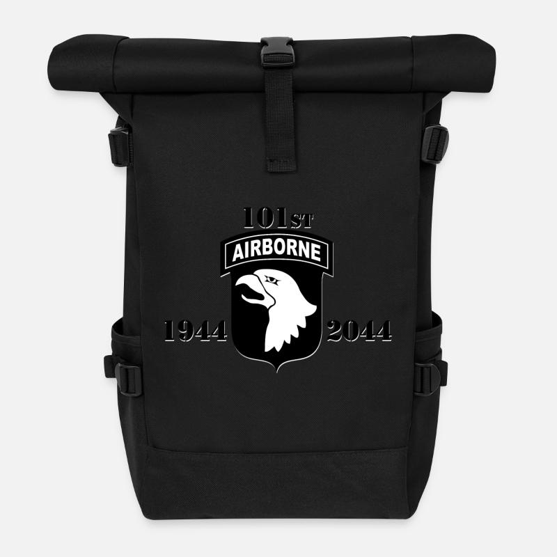 CAPairborne blak - Roll Top Backpack - black