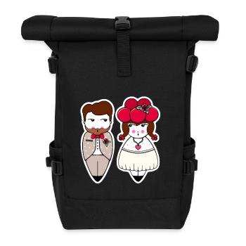 Mariage Forêt-Noire - Sac à dos roll top - noir - Devant