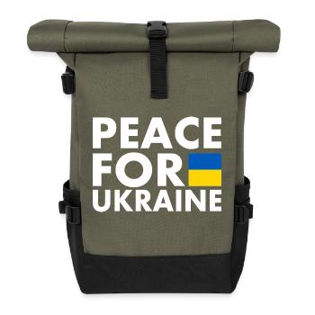 Ukraine - Rolltop Rucksack - Olive/Schwarz - Vorne
