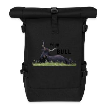 Bull Policeman votre taureau - Sac à dos roll top - noir - Devant