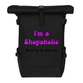 Shop - Roll Top Backpack - black - Front