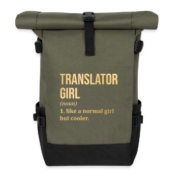 Translator - Sac à dos roll top - olive/noir - Devant