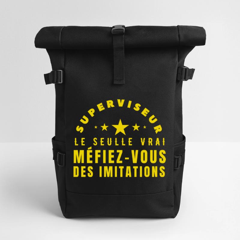 Die echte Aufseher-Geschenkidee Rolltop Rucksack
