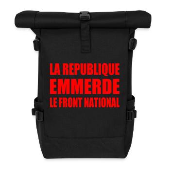 The youth fucks the National Front - Roll Top Backpack - black - Front