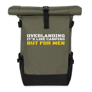 Overlanding Accessories, Overlanding Gear, Offroad - Roll Top Backpack - olive/black - Front