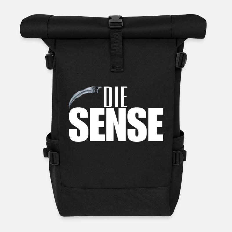 The Scythe - Roll Top Backpack - black
