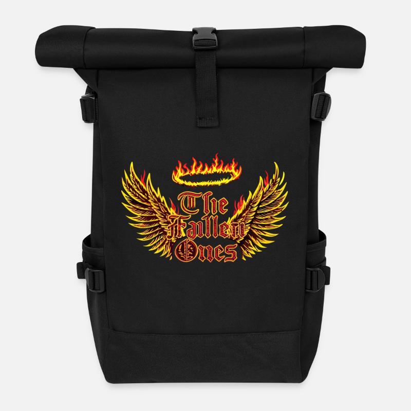 ENGEL - Rolltop Rucksack - Schwarz