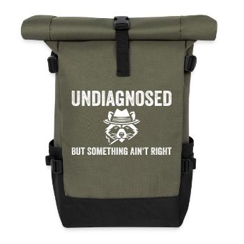 Nicht diagnostiziert, aber irgendetwas stimmt nicht - Rolltop Rucksack - Olive/Schwarz - Vorne