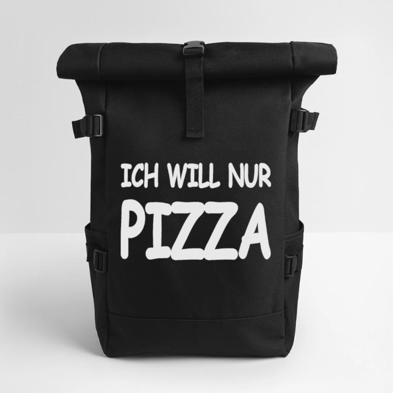 Pizza Rolltop Rucksack