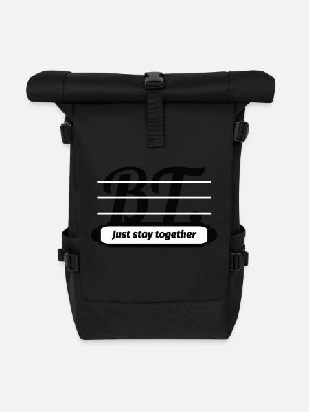 BT. - Just stay together - Rolltop Rucksack - Schwarz