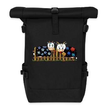 Cows - Roll Top Backpack - black - Front