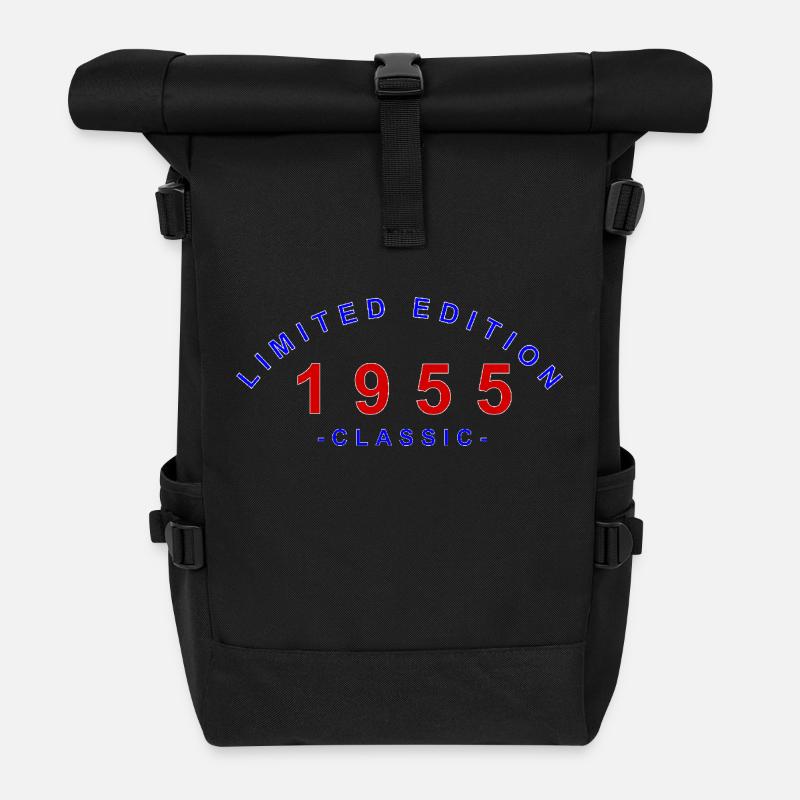 1955, édition limitée - Sac à dos roll top - noir
