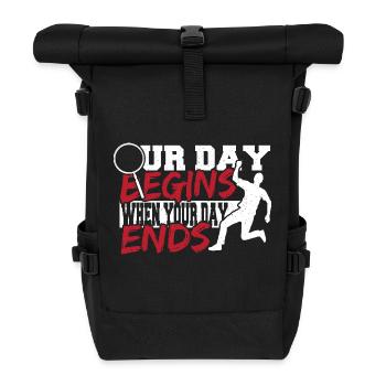 Forensic Investigation, Crime Scene - Roll Top Backpack - black - Front