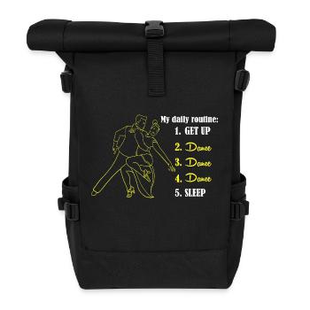 Walzer Paartanz - Rolltop Rucksack - Schwarz - Vorne