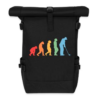 Golfeur Evolution Golf - Sac à dos roll top - noir - Devant