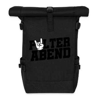 Polterabend Party - Rolltop Rucksack - Schwarz - Vorne