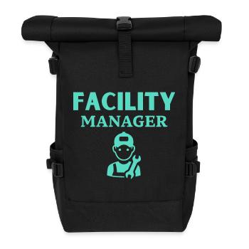 Facility Manager - Roll Top Backpack - black - Front