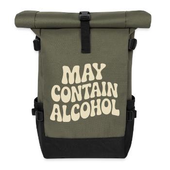 Peut contenir de l’alcool Alkohol Mallorca Saufen JGA - Sac à dos roll top - olive/noir - Devant