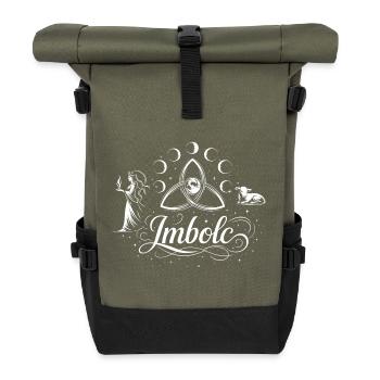 Festival des Bougies d’Imbolc avec Brigid, Lamb et Moon - Sac à dos roll top - olive/noir - Devant