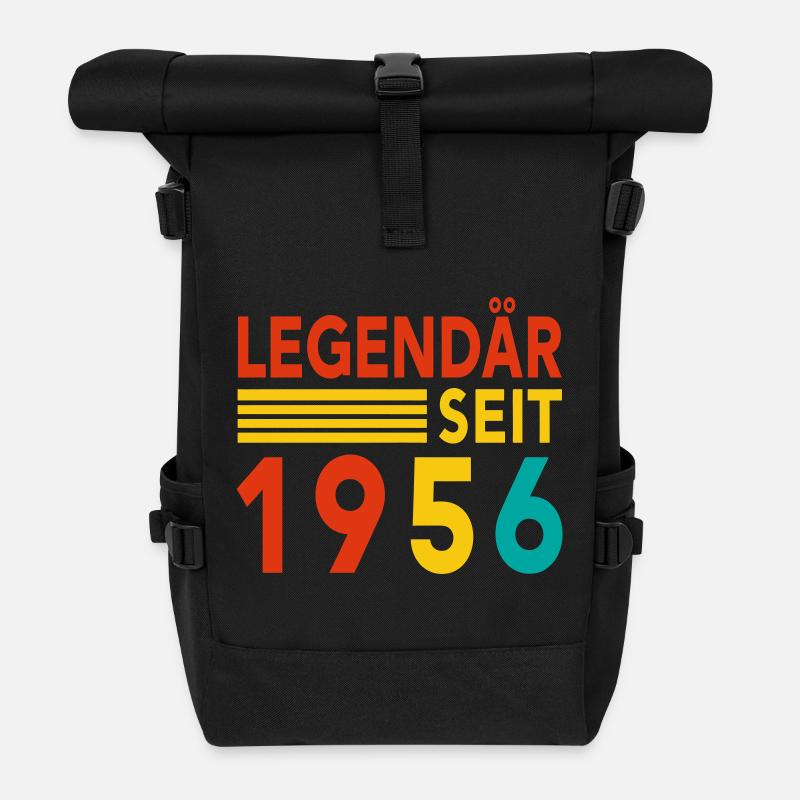 1956 Légendaire pour 70 ans d’édition - Sac à dos roll top - noir