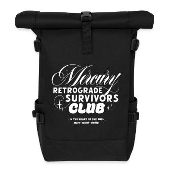 Club des survivants de Mercure rétrograde - Sac à dos roll top - noir - Devant