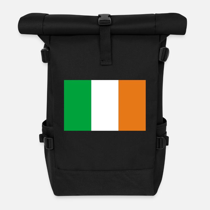 Irlande - Sac à dos roll top - noir