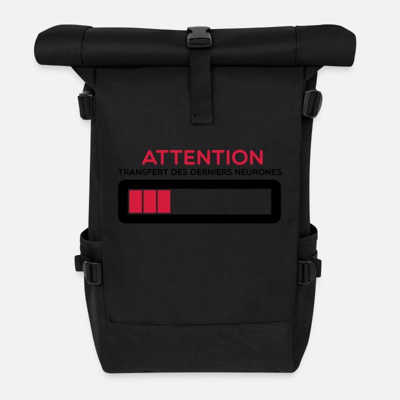 Transfert neurones - Sac à dos roll top - noir