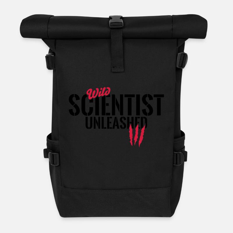 Scientifiques sauvages déchaînés - Sac à dos roll top - noir