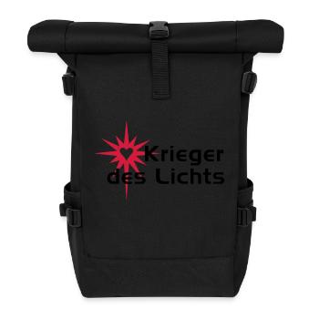WARRIOR OF LIGHT - Roll Top Backpack - black - Front