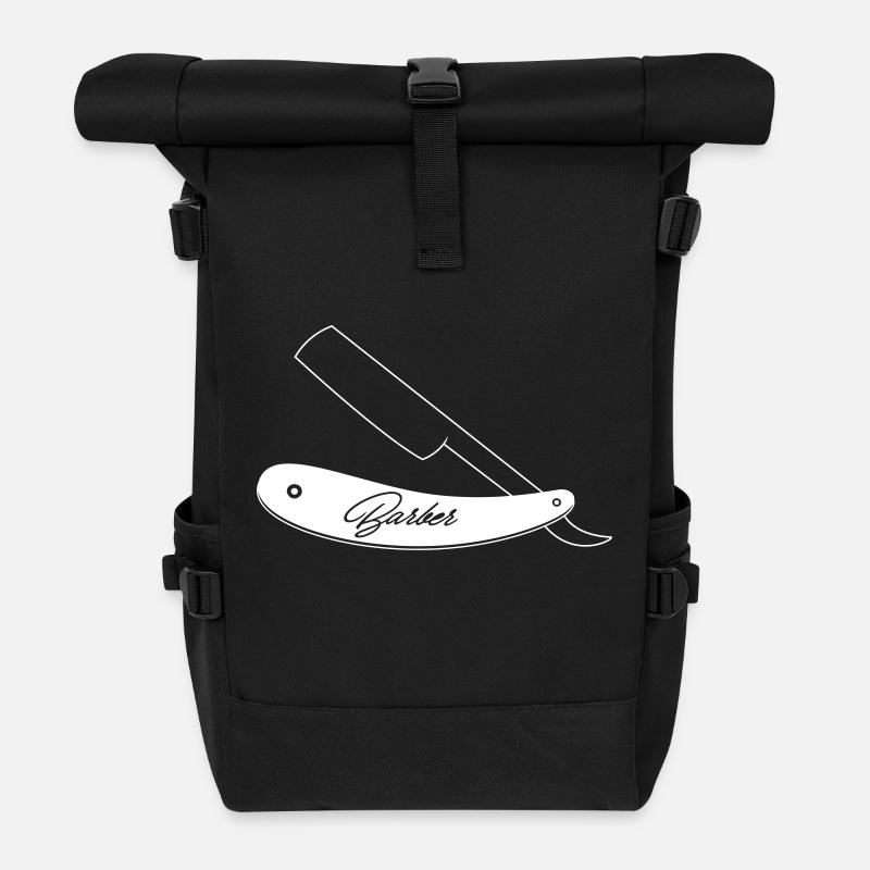 Barber - Rolltop Rucksack - Schwarz