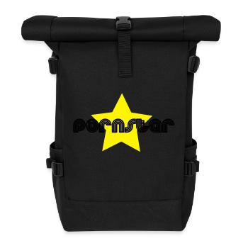 pornstar - Rolltop Rucksack - Schwarz - Vorne