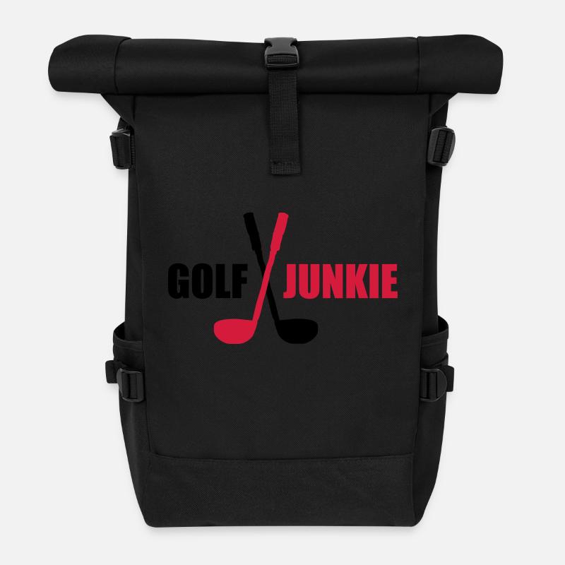 golf - Rolltop Rucksack - Schwarz