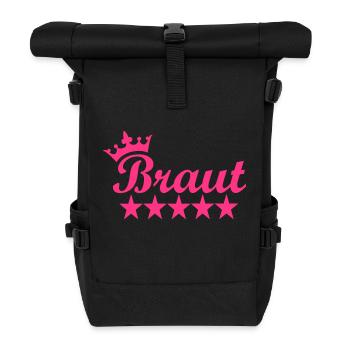 Braut - Rolltop Rucksack - Schwarz - Vorne