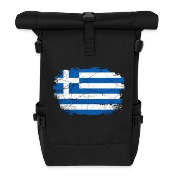 Greece - Roll Top Backpack - black - Front