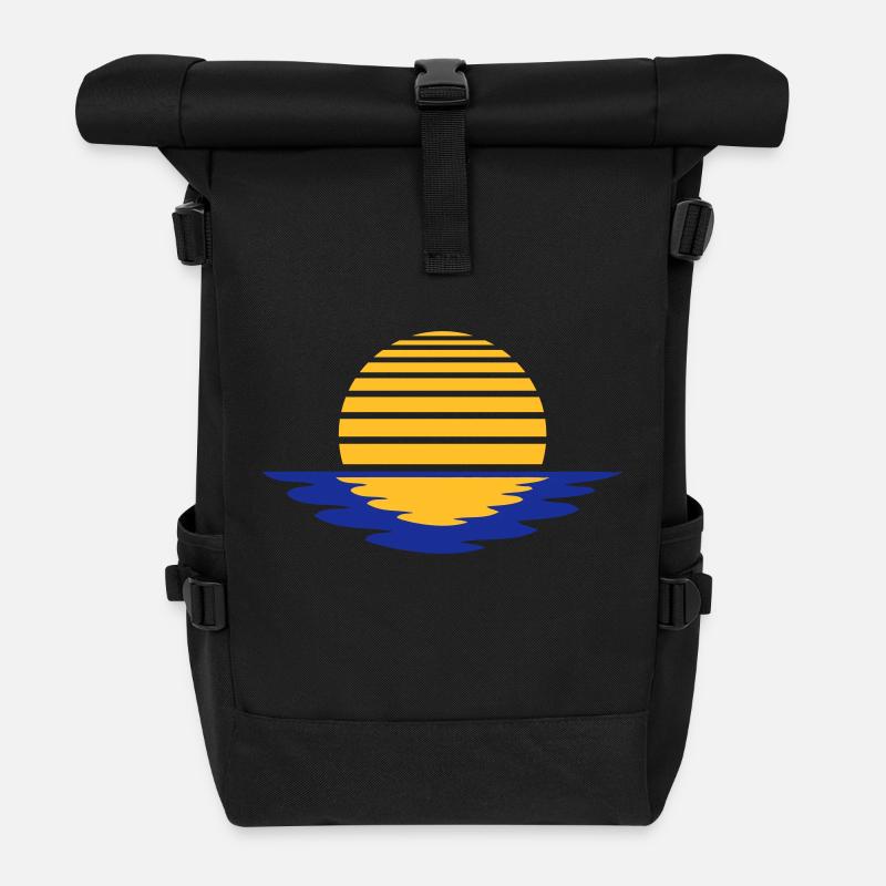 Sunrise - Rolltop Rucksack - Schwarz