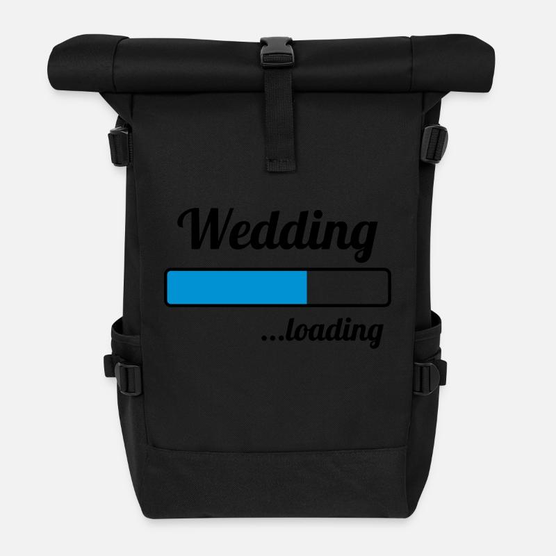Wedding ...loading - Rolltop Rucksack - Schwarz