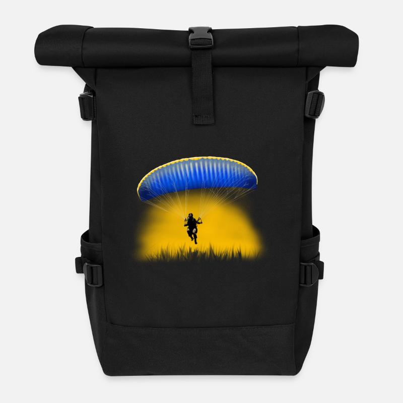 paragliding - Sac à dos roll top - noir