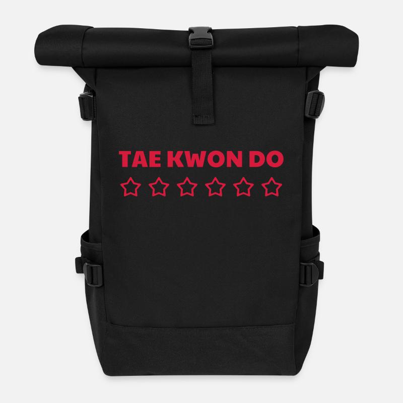 Taekwondo Taekwondoin Tae-Kwon-Do Tae Kwon Do - Rolltop Rucksack - Schwarz
