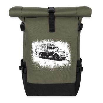 Framo Barkas V 901/2 - Sac à dos roll top - olive/noir - Devant